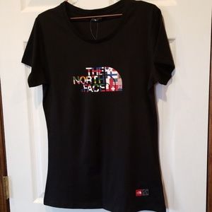 The North Face t shirt.